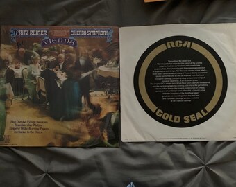 Vienna - Fritz Reiner Chicago Symphony LP Vinyl Record