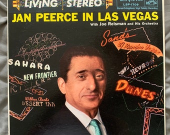 Jan Peerce In Las Vegas LP Vinyl Record Album