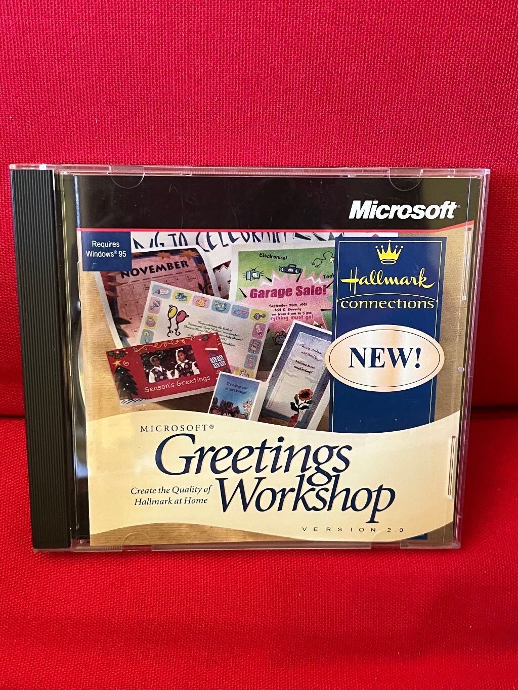 Microsoft Greetings Workshop Deluxe Version 2.0 PC CD-ROM