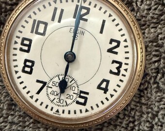 ヴィンテージアンティーク 1900 SILVERODE Elgin、7 石オープン