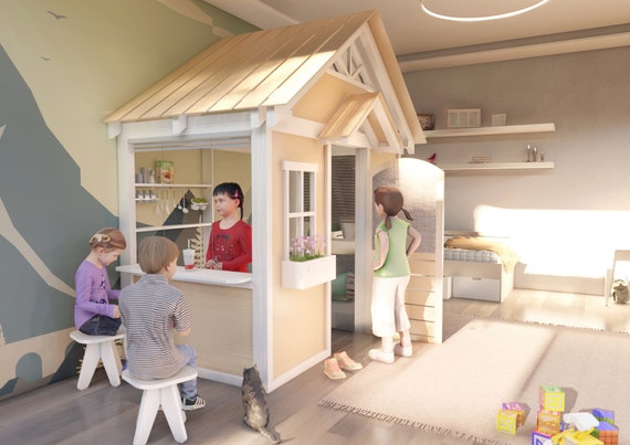 Playhouse Plans for Indoor / 4 X 7 / Step-by-step - Etsy