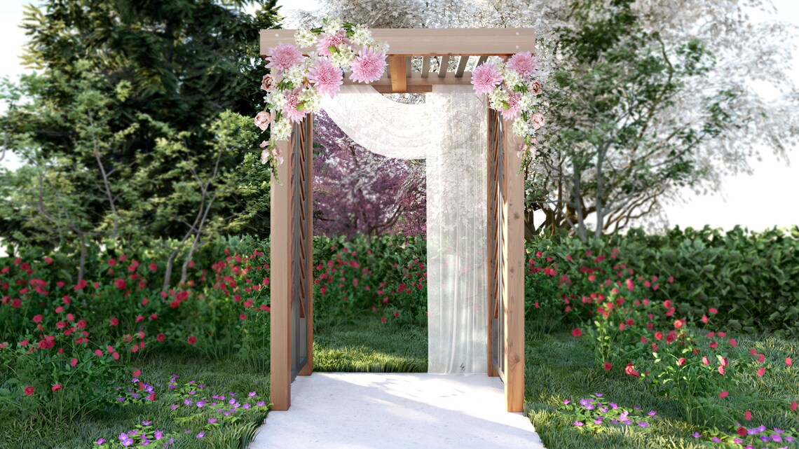 Wedding Arbor Plans | Etsy