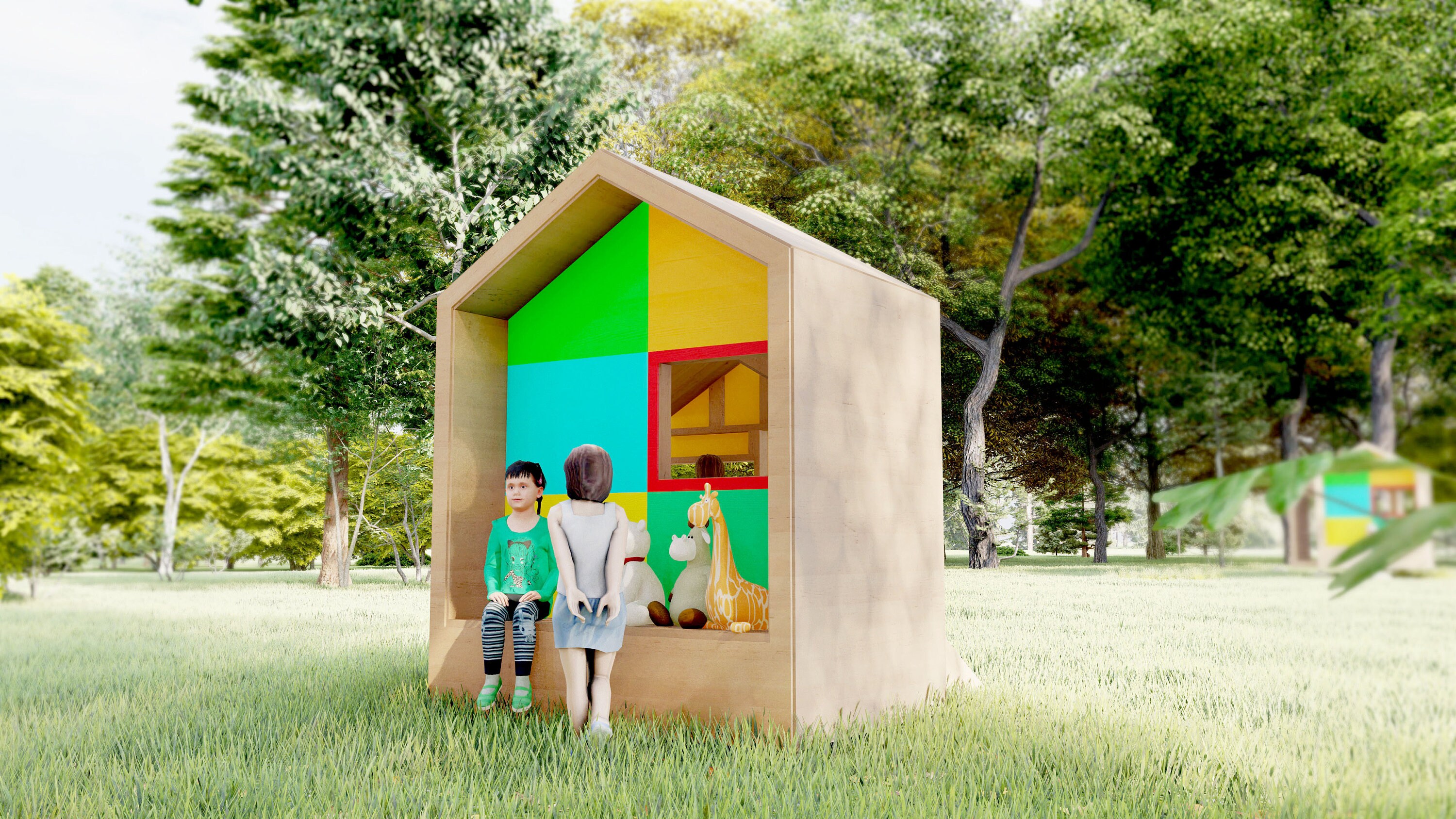 Playhouse Plans, Double Aframe Playhouse, Stepbystep Instructions