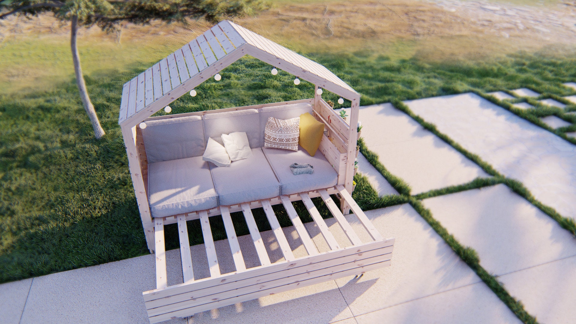 ARBOR BENCH PLANS | Etsy