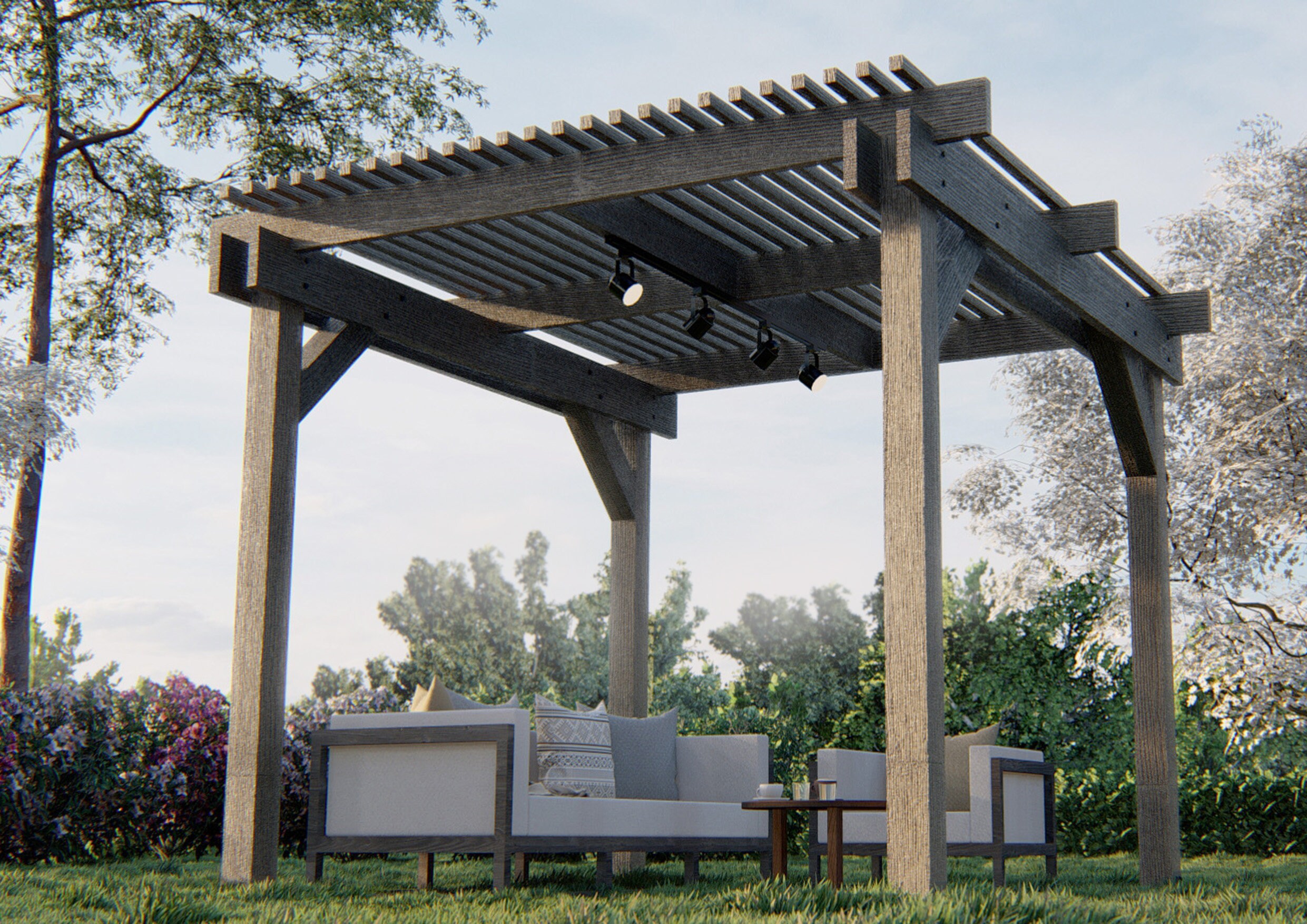 PERGOLA PLANS 10 X 10ft Etsy UK