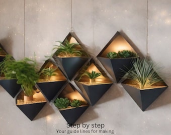 PLANTER PLANS- wall hanging decoration