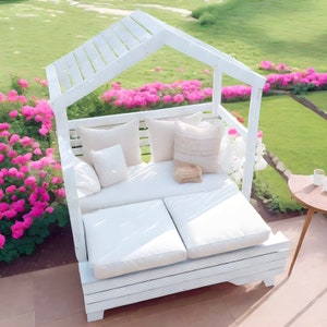 ARBOR BENCH PLANS /  30-in x 60-in /  extending bench