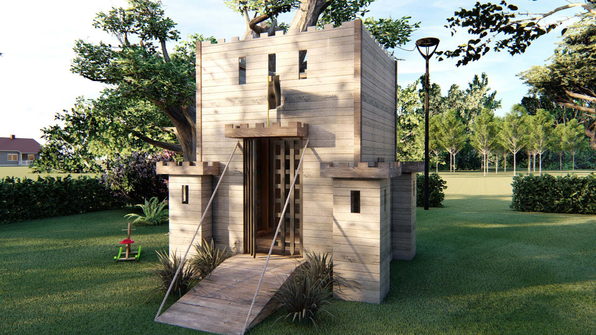 CASTLE PLAYHOUSE Plans - Etsy