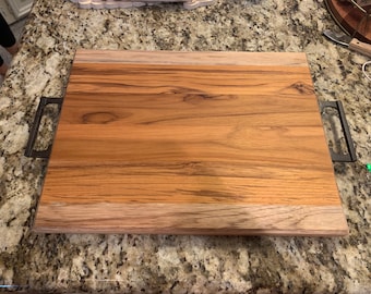 Large Teak Cutting Board - Customizable