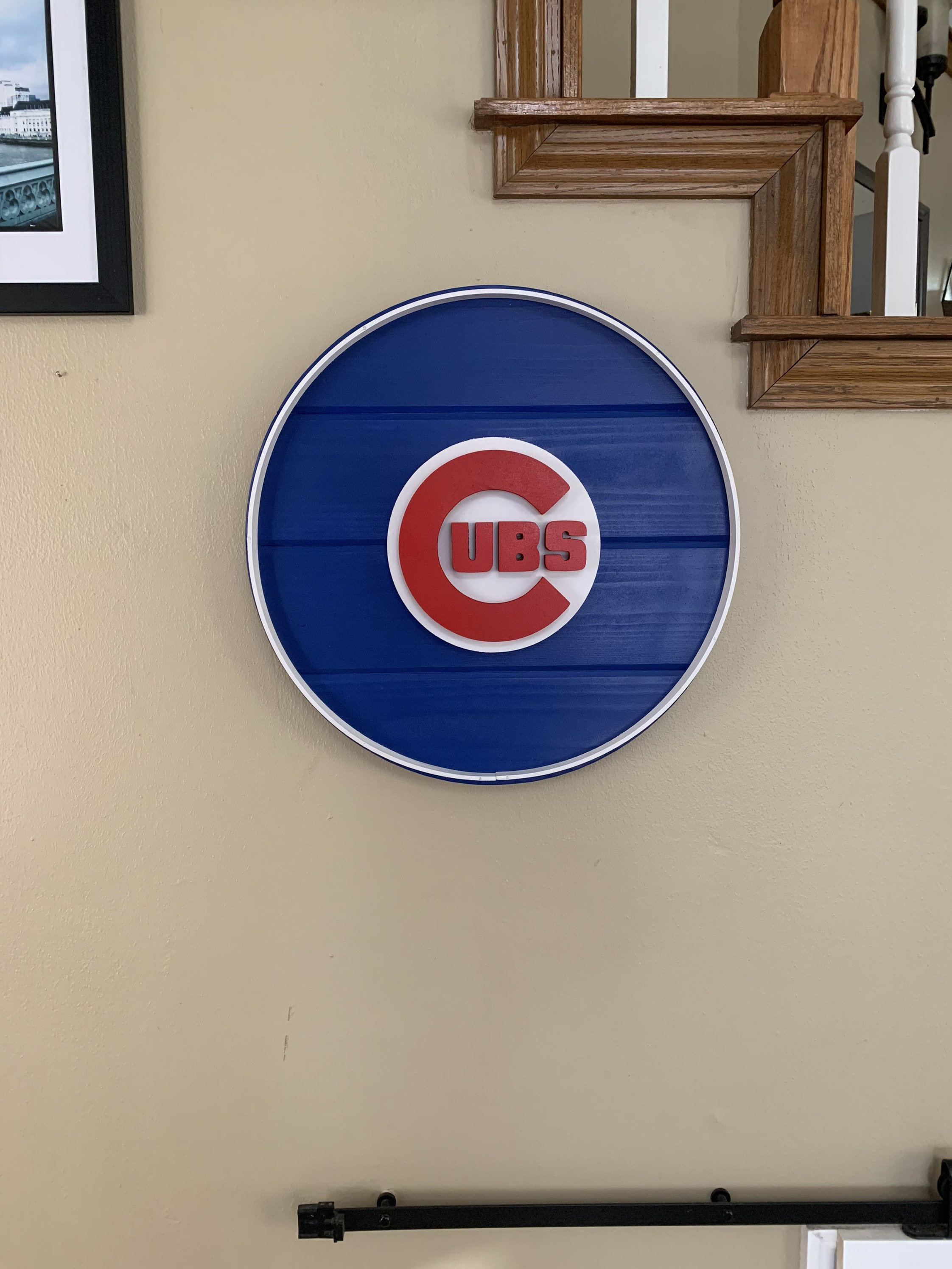 Handmade Wooden Chicago Cubs Sign - Etsy