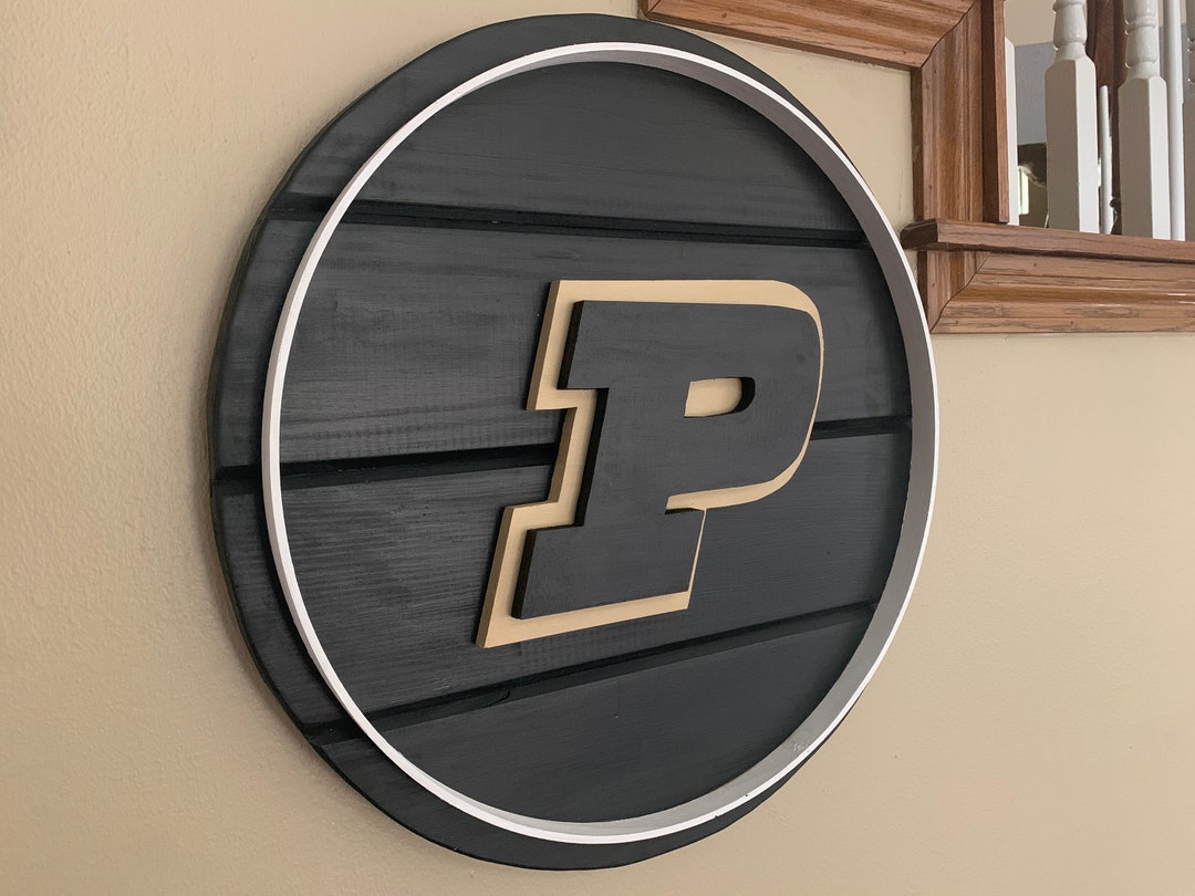 Handmade Wooden Purdue Sign - Etsy