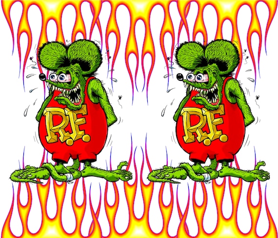Rat Fink PNG - Etsy