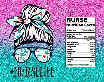 Nurse Life 20oz Tumbler PNG