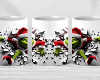 Grinch Breakout 15oz mug