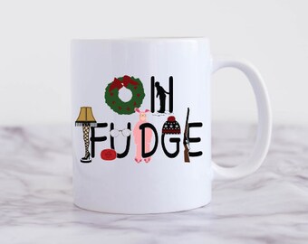 Oh Fudge mug 15 oz
