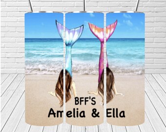 Mermaid BFF'S 20oz tumbler