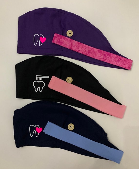 Dental Office Assistance Dentist Endodontics Surgical Scrub Caps