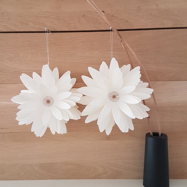 Papierblumen / Variationen: 2er-Set/3er-Set / Durchmesser 12 cm / paperflower /