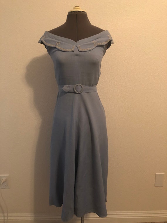 1950’s Linen Dress - image 3