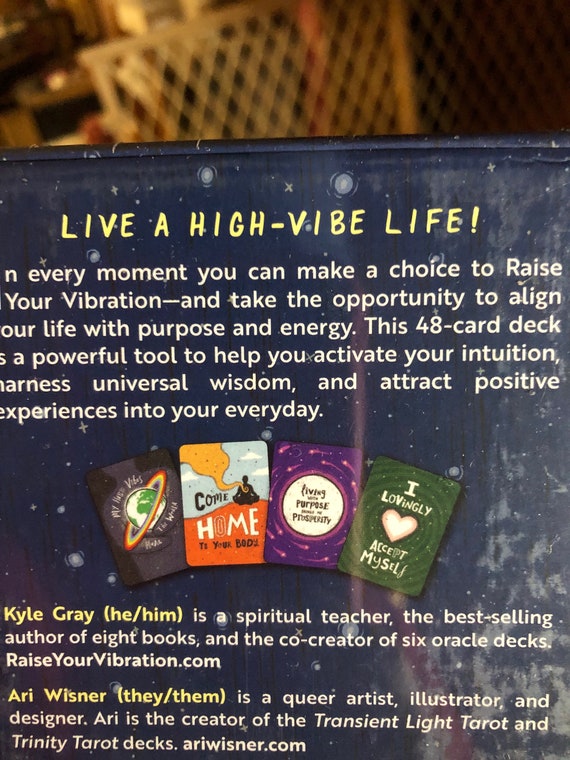 Buy Raise Your Vibration Oracle Deck by Kyle Gray: A 48 Card Deck and  Guidebook Online in India - Etsy