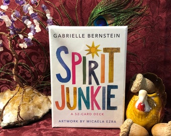 Spirit Junkie Affirmation by Gabrielle Bernstein. An uplifting and enlightening 52 card deck of affirmations. Let’s light up the world!