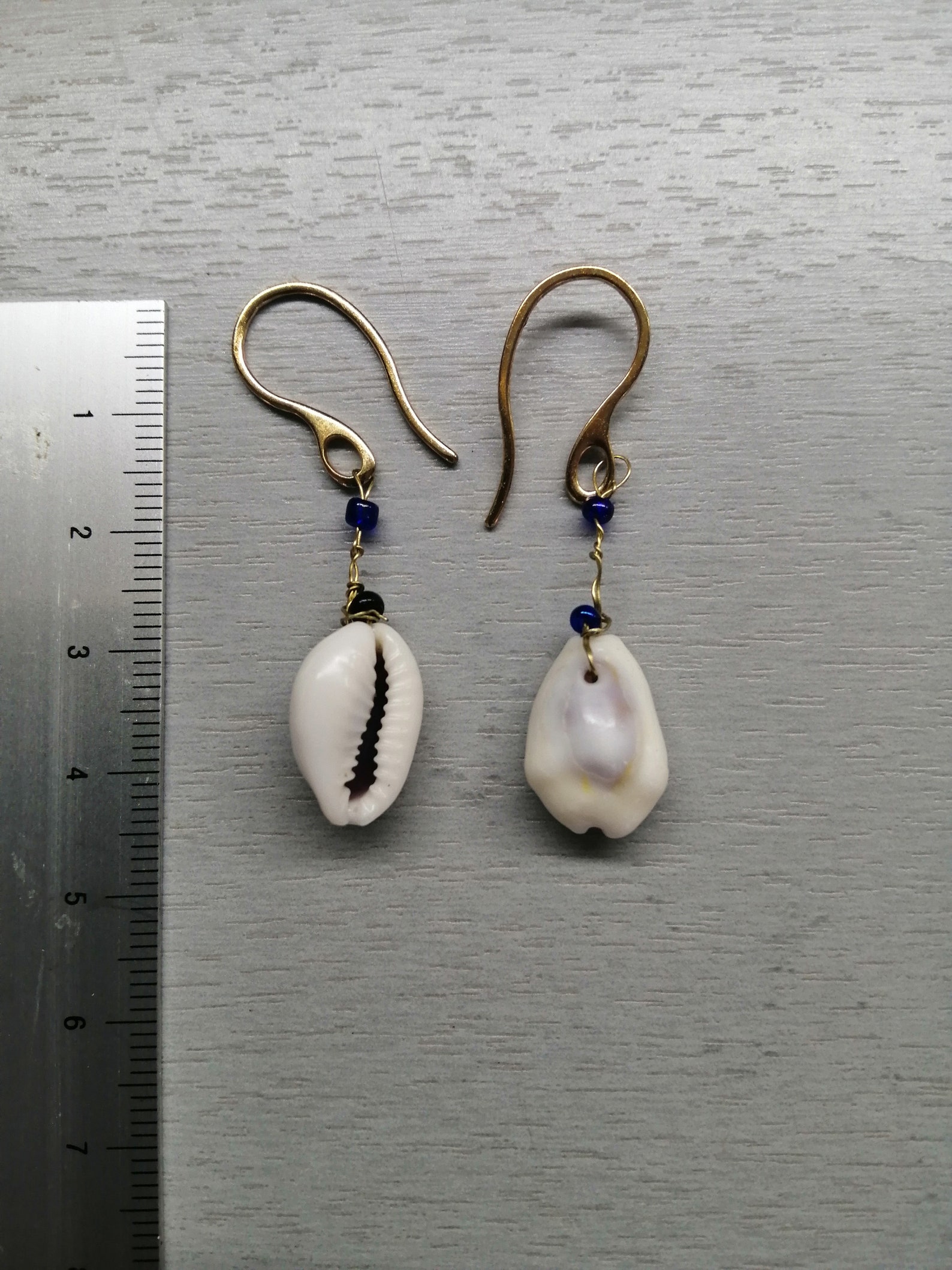 Earrings with sea conch earrings with natural shells Etsy