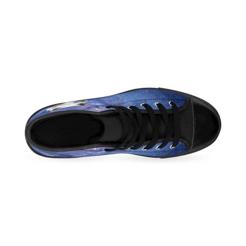 Blue Stardust Space Galaxy Men's Sneakers