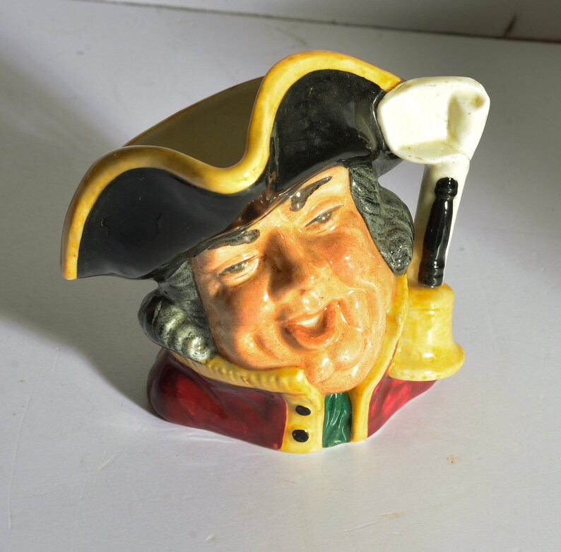 Miniature Toby Jug Royal Doulton the Town Crier D6537 Small Etsy