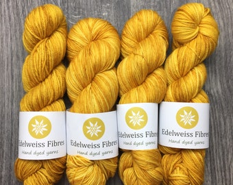 Gorse Under the Crags - Blue Faced Leicester DK - Hand Dyed Yarn - 100% Superwash British BFL