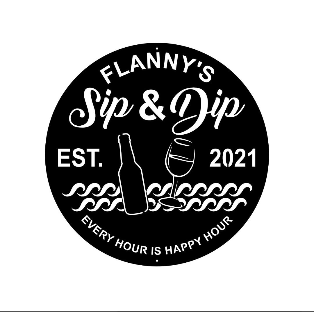 Sip and Dip Every Hour is Happy Hour backyard Sign Outdoor Etsy Canada