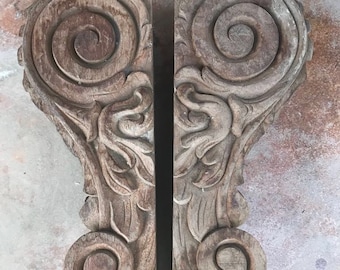 Luxury Carved Wood Corbels/Brackets. Currently OUT OF STOCK. Email me to register your interest.
