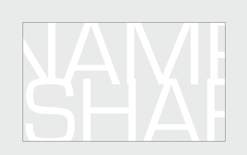 May include: White text on a light gray background spelling out the name "Jamie Shaf"