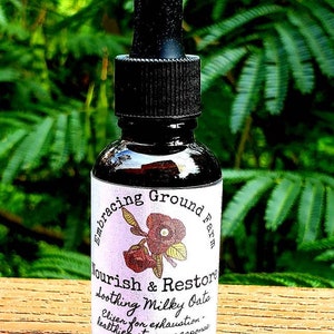 Nourish & Restore. Milky Oats Top Tincture.