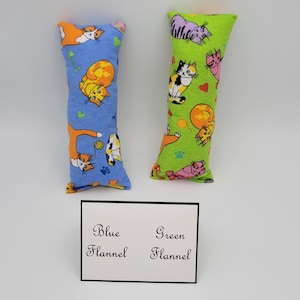 Cat Themed 8 inch Cat Kickers Cat Toy made with or without catnip image 10