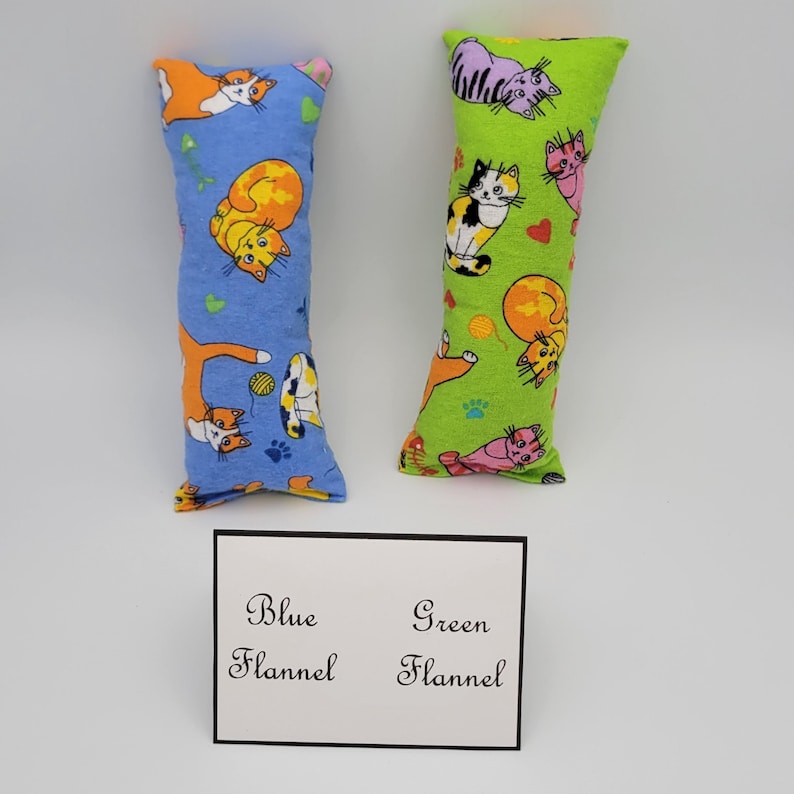 Cat Themed 8 inch Cat Kickers Cat Toy made with or without catnip image 10