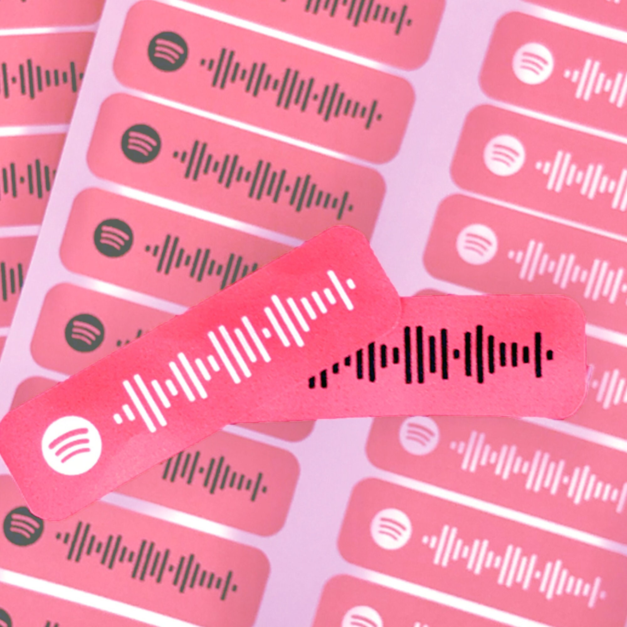 Spotify Code Stickers Etsy