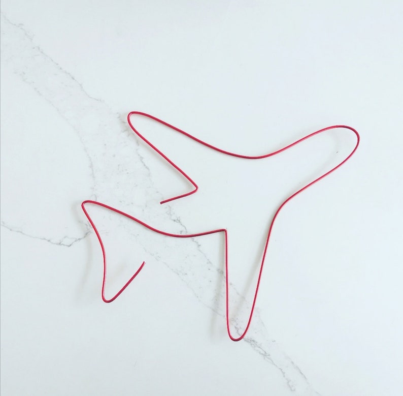 Handmade Wire Airplane Wall Art Scandi Style Aeroplane | Etsy