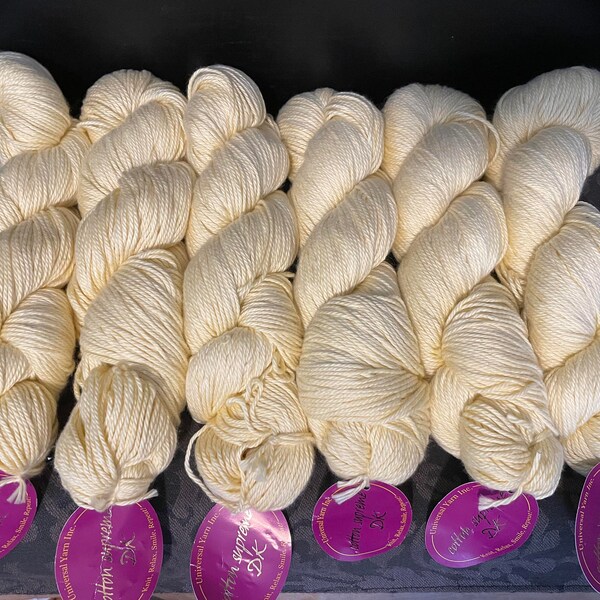 Universal Yarn Inc. Cotton Supreme DK ~ 100% cotton ~color 707~ 6 skeins available