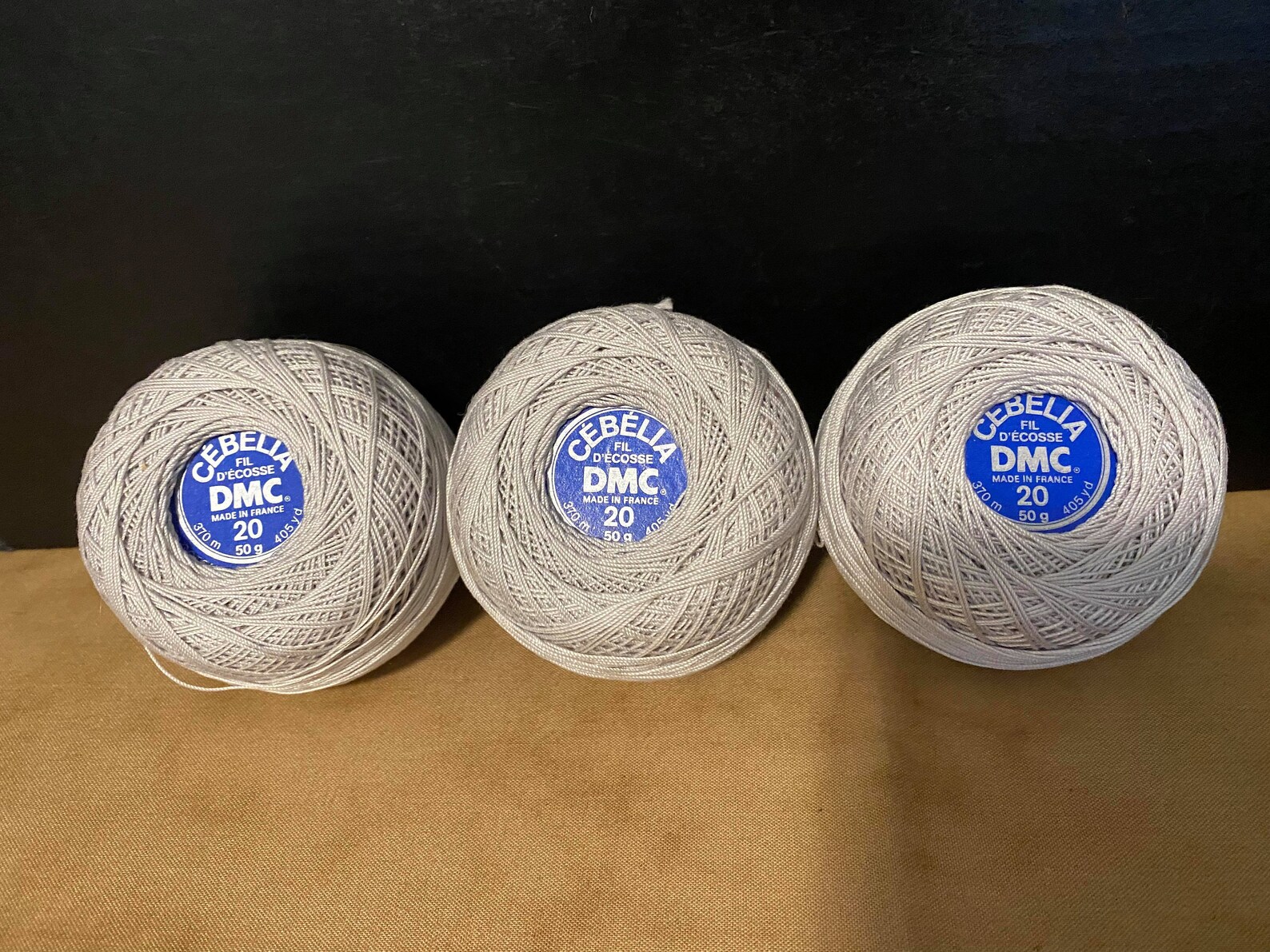 DMC Cebelia Crochet Cotton No. 20 Color 762 50 Gram Ball 3 Etsy