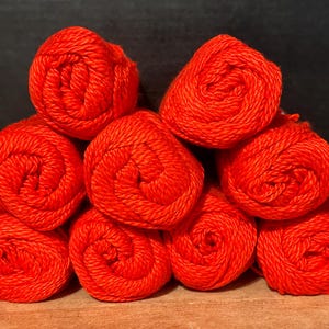 Vintage Unger Plantation~100% Cotton Mercerized Yarn~Lot of 9 skeins