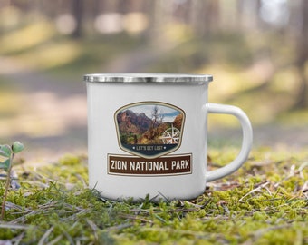 Zion National Park Mug, Adventure Mug, Camping Mug Gift, Travel Mug, Campfire Mug, Outdoor Campers Coffee Mug
