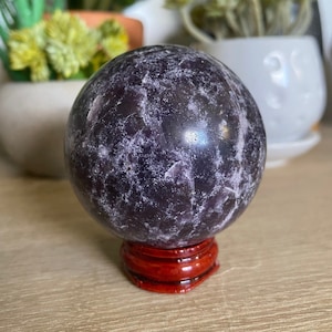Lepidolite Sphere