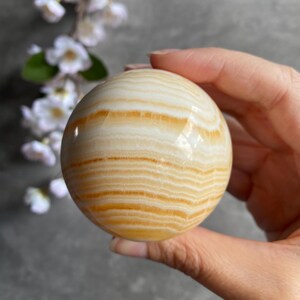 Orange Calcite Sphere
