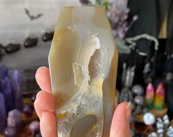 Druzy Agate Coffin