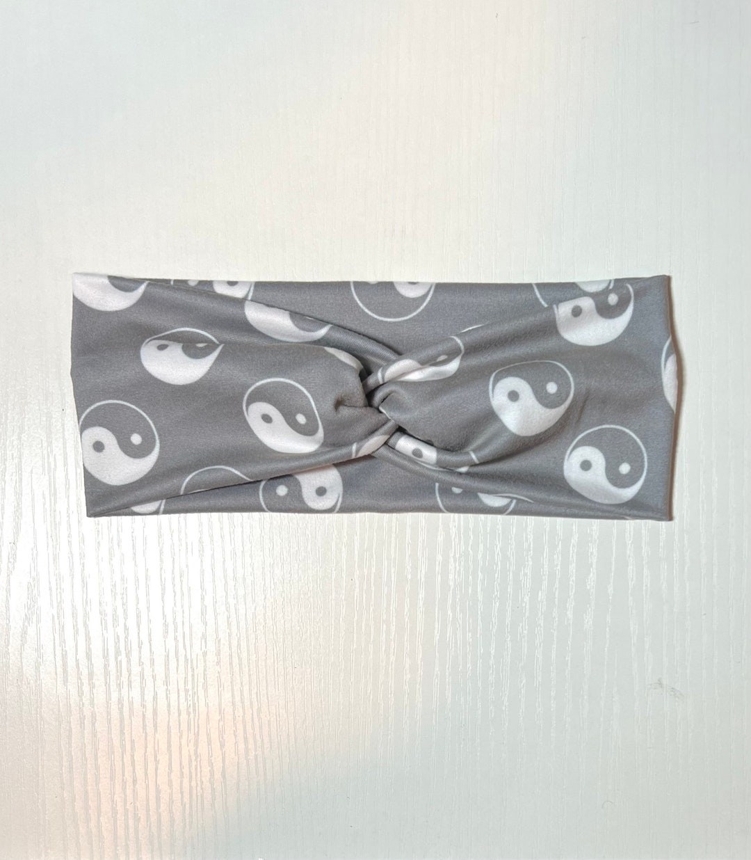 Yin Yang Turban Twist Headband Y2K Boho Headband Retro 90s 70s Soft