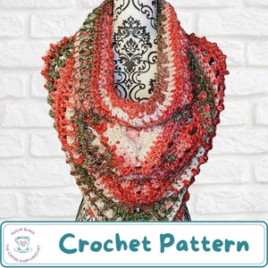 CROCHET PATTERN: A Latte Texture Bandana Cowl - Beginner Friendly Crochet - Quick Make - Great Gift - Winter Accessory - Fall Gear - Cowl