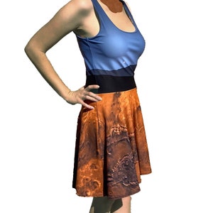 Martian Sunsets are Blue Skater Dress