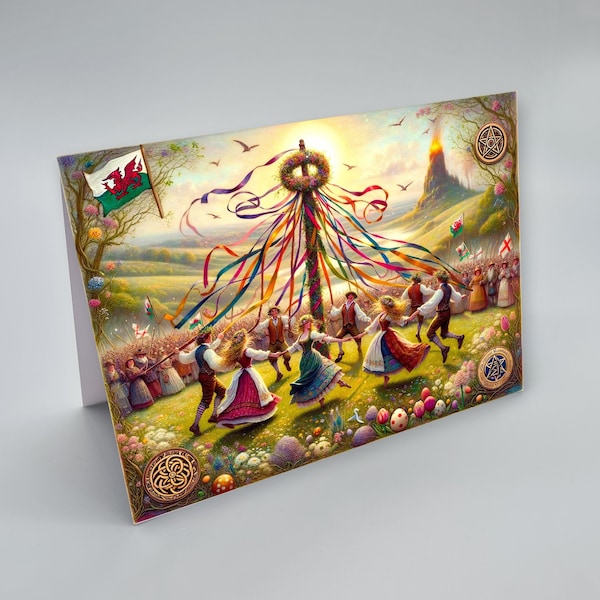 Beltane – Coming of Summer – Greetings Card