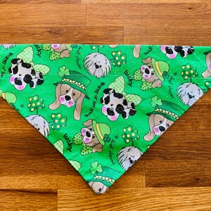 Luck of the Irish Dog/Cat Bandana ---&gt; add to cart -----&gt; St. Patrick&#39;s Day Bandana