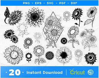 Free Free 191 Vector Sunflower Svg SVG PNG EPS DXF File